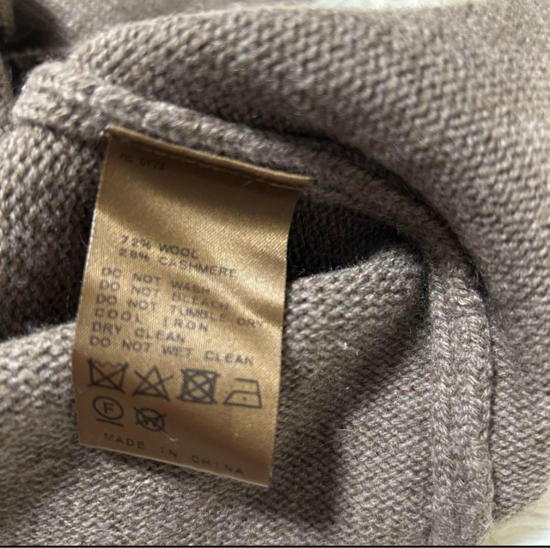 美品　ドゥーズィエムクラス　長袖　セーター　ニット　モカ系　20SS カシミヤ