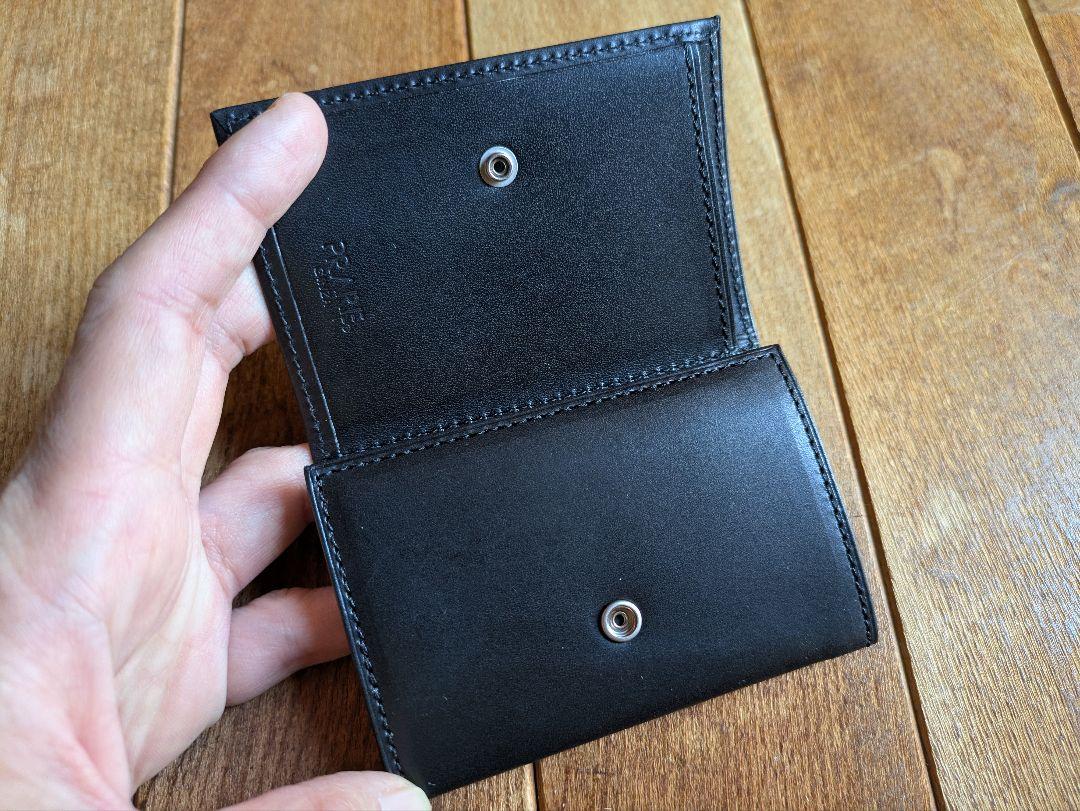 キャッシュレス時代の理想の財布「PRESSo」　ブラック