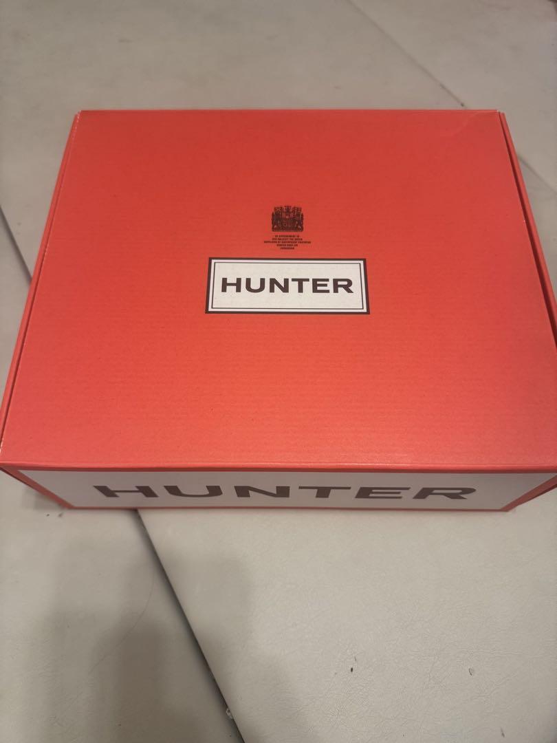 HUNTER ブラックブーツ UK 8