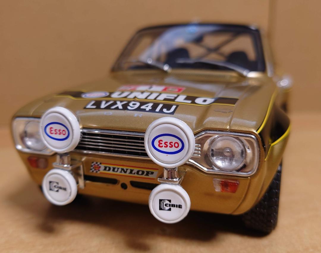 1 18フォードエスコートMK1 RS1600 1972 ウェールズラリー #1