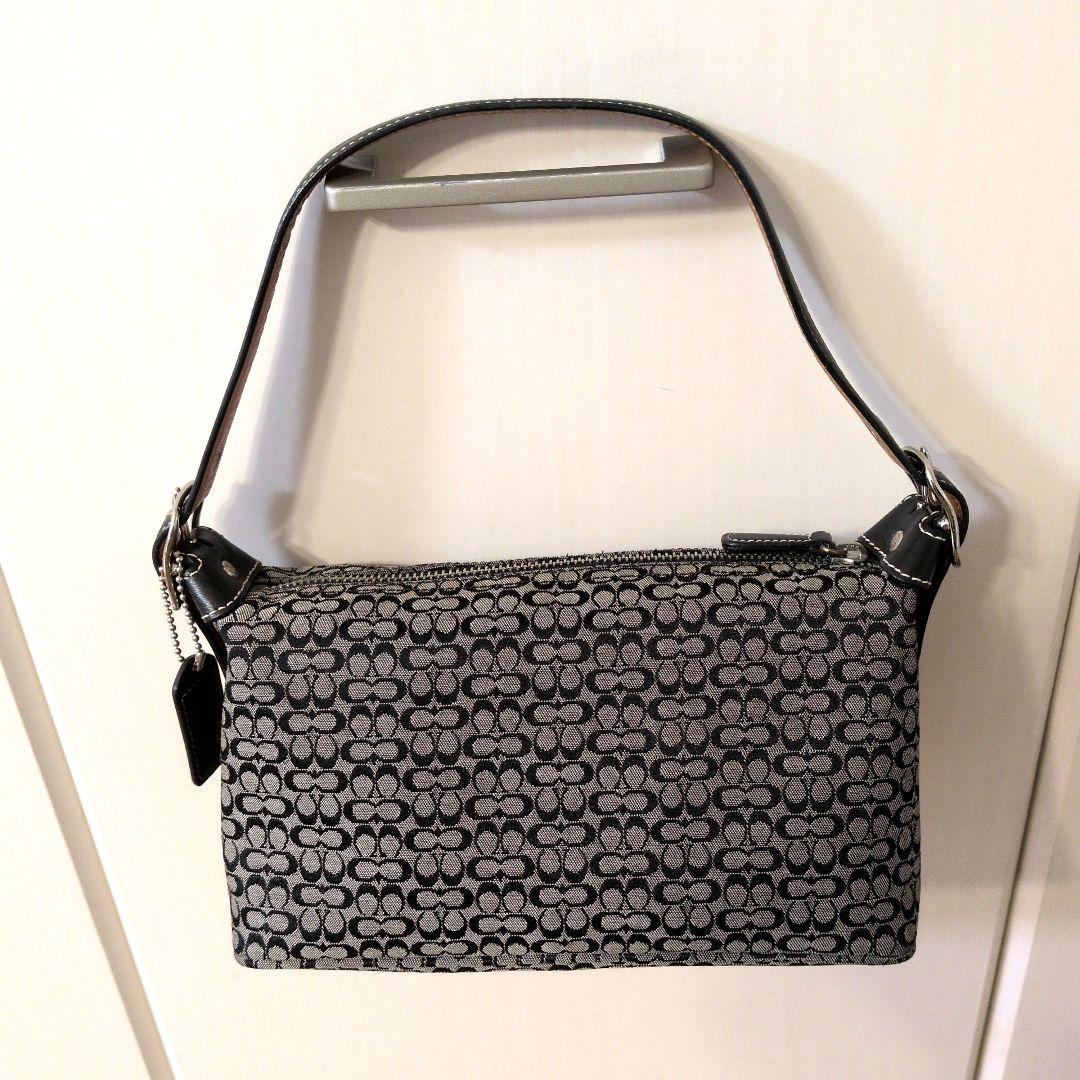 COACH アクセサリーポーチ マイクロシグネチャーバッグ