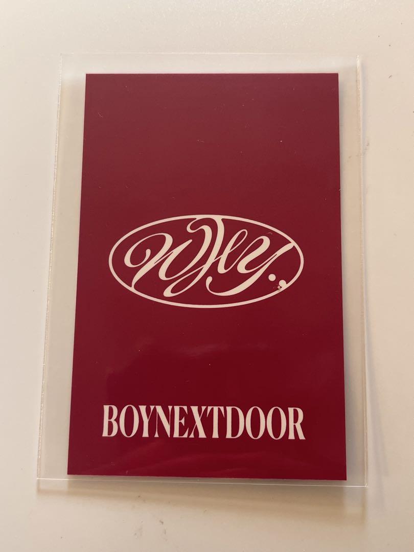 ジェヒョン　ラキドロ　ユニバ　BOYNEXTDOOR