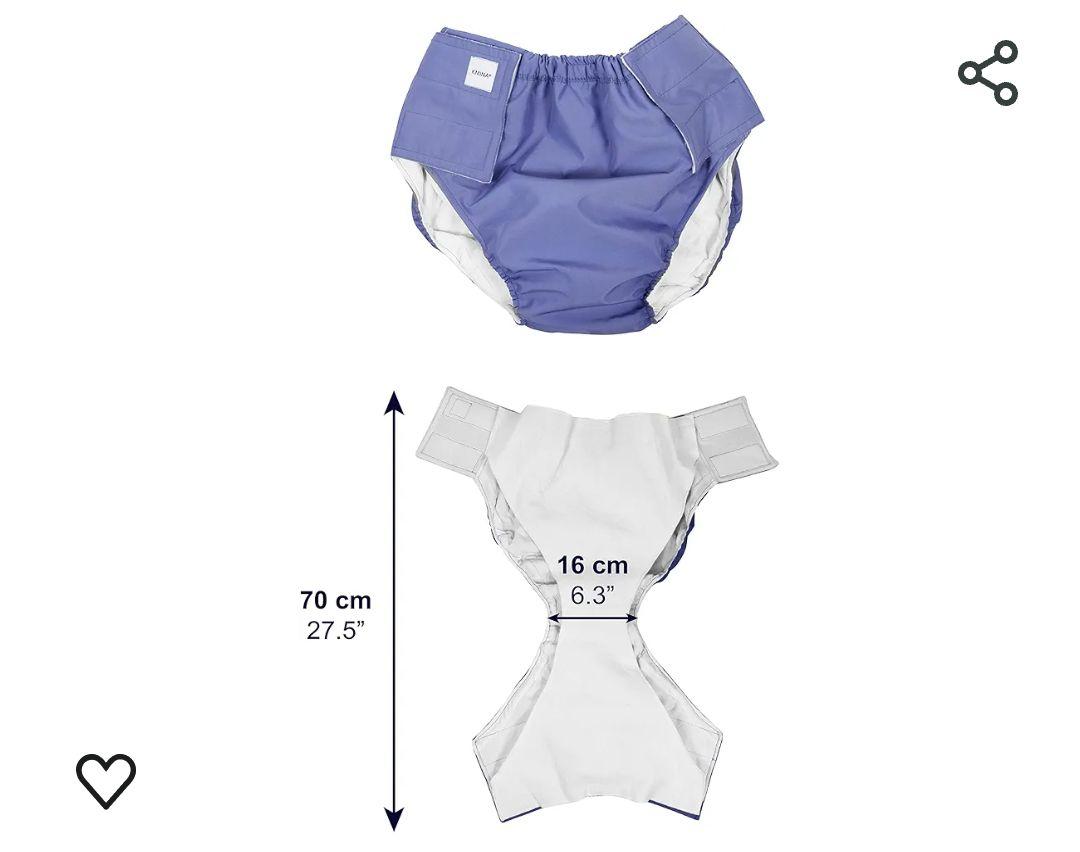 KMINA - 大人用おむつカバー 失禁用 大人用布おむつ 介護用