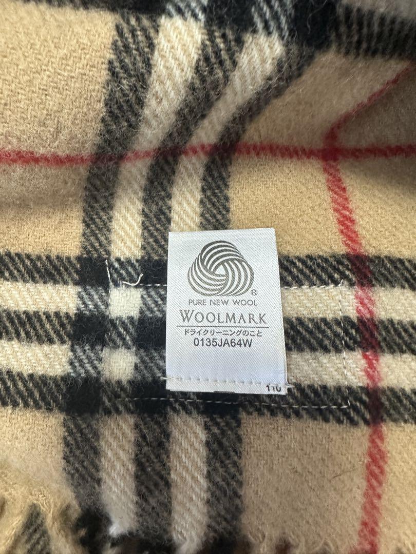 ヴィンテージ　Burberry's ウール 膝掛け