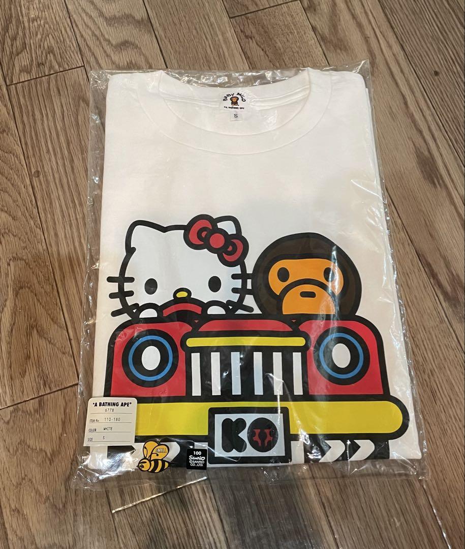 新品　ハローキティ エイプ Tシャツ Sサイズ ホワイト