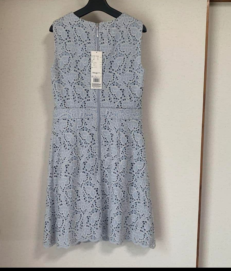 【新品タグ】ジルスチュアート 綿100% コットン 刺繍 ワンピース