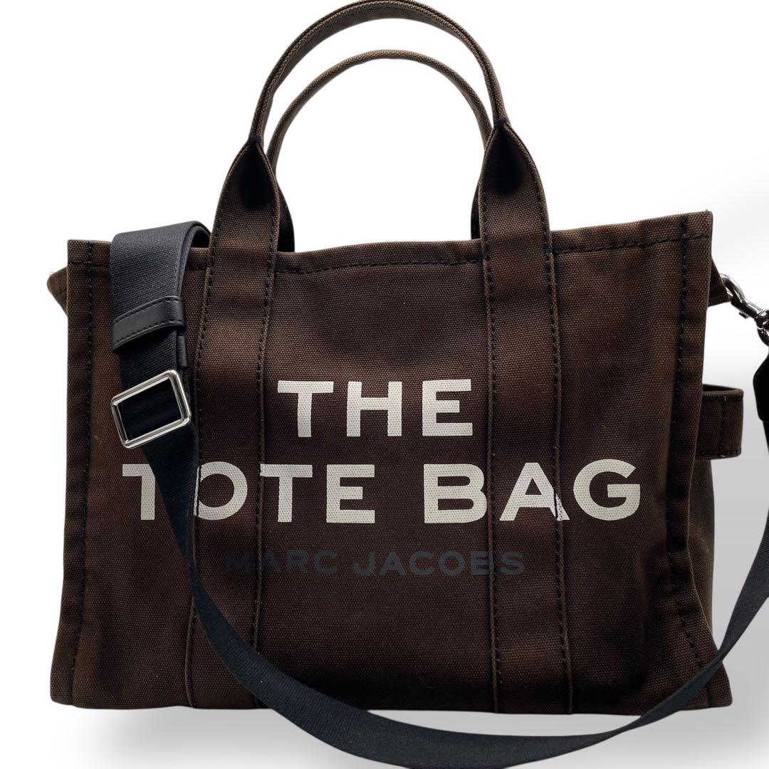 良品　マークジェイコブス トートバッグ THETOTE BAG　キャンバス　黒
