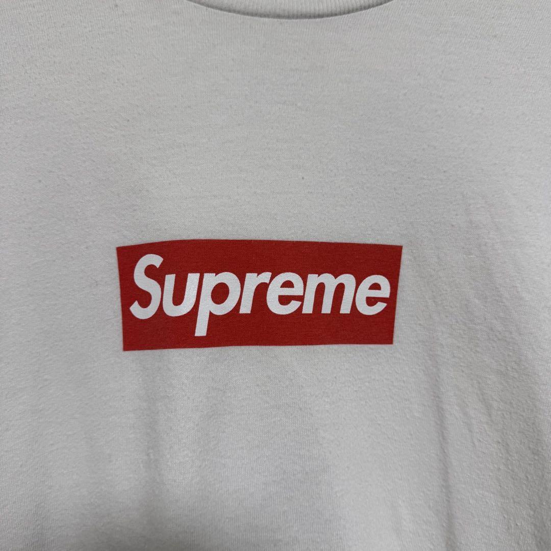 y*u様 Supreme box logo ロングスリーブ Tシャツ