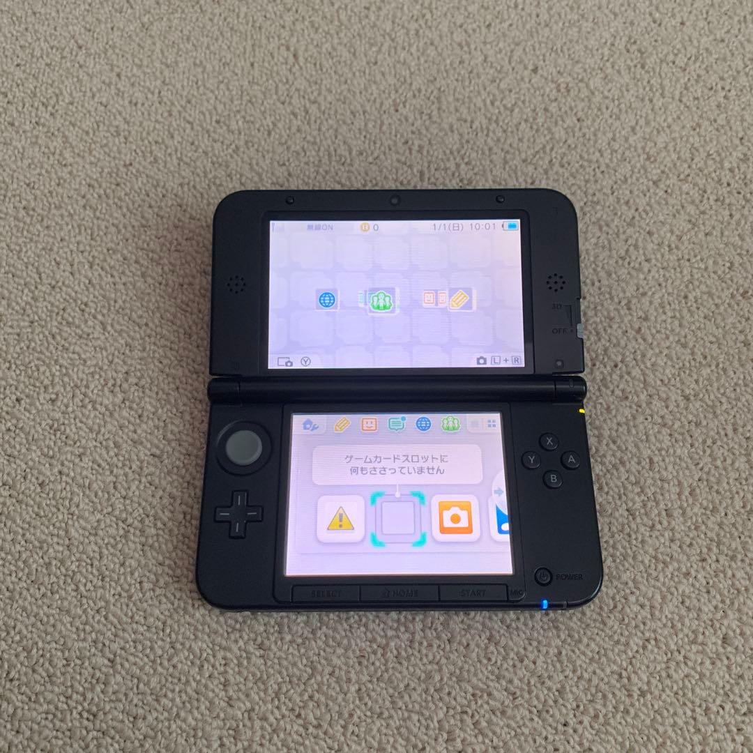 良品　ニンテンドー3DS LL ブルー×ブラック