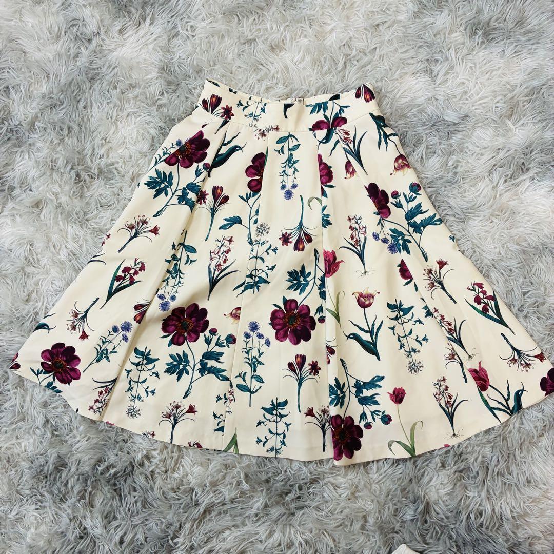 Proportion body dressing レース花柄ロングスカート S PROPORTION BODY DRESSING フレアスカート 総丈59 花柄 - メルカリ