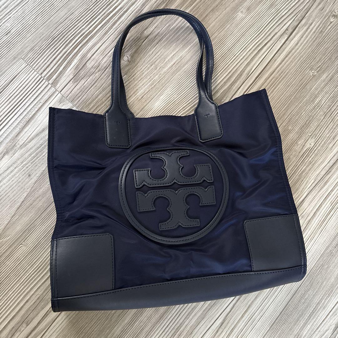 Tory Burch ネイビー トートバッグΩ