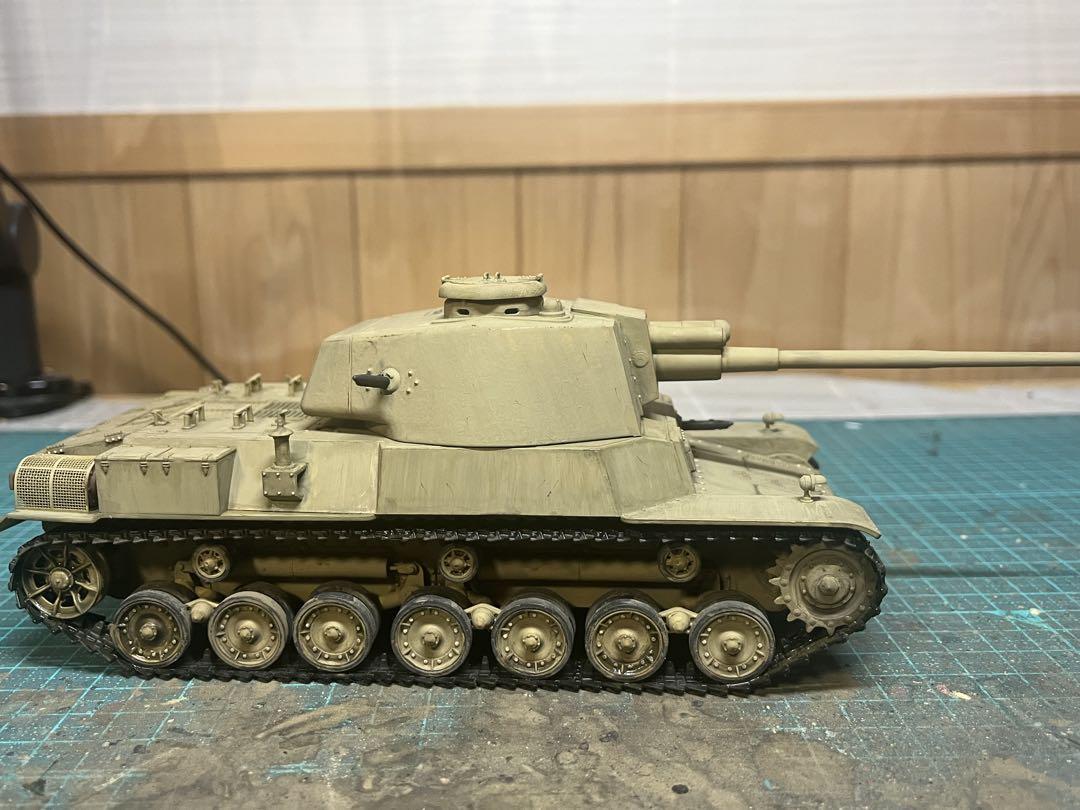 ファインモールド1/35 四式中戦車「チト」試作型完成品