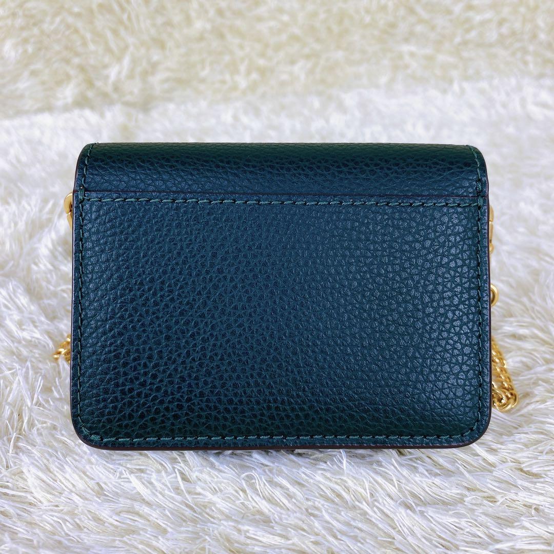 収納力抜群【TORY BURCH】レザー シンプル チェーン ウォレット チェーンウォレット レザー ブラック トリーバーチ – RECLO