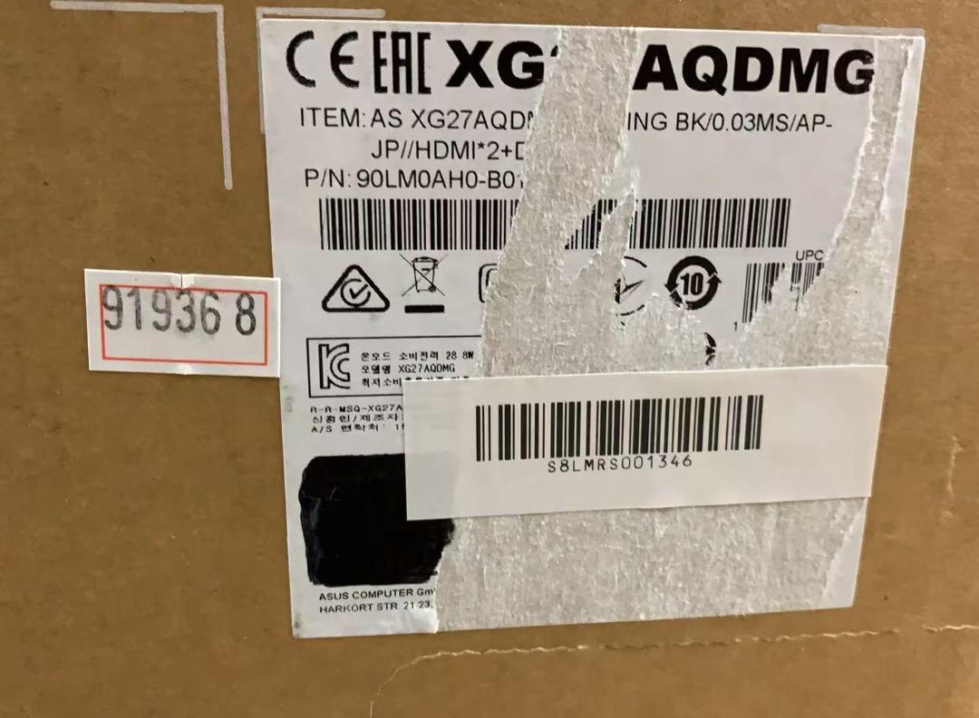★ASUS 有機EL ゲーミングモニター ROG OLED XG27AQDMG