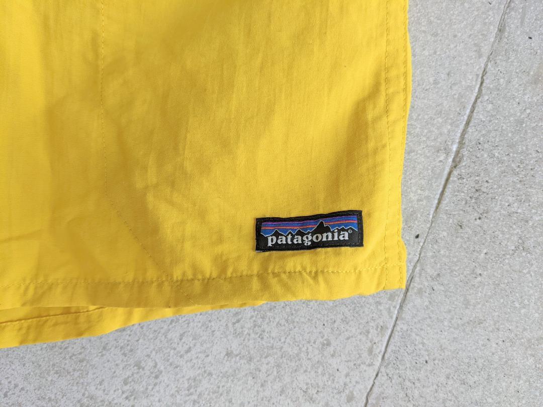【廃盤品】Patagonia バギーズショーツ 5インチ イエロー  XSサイズ