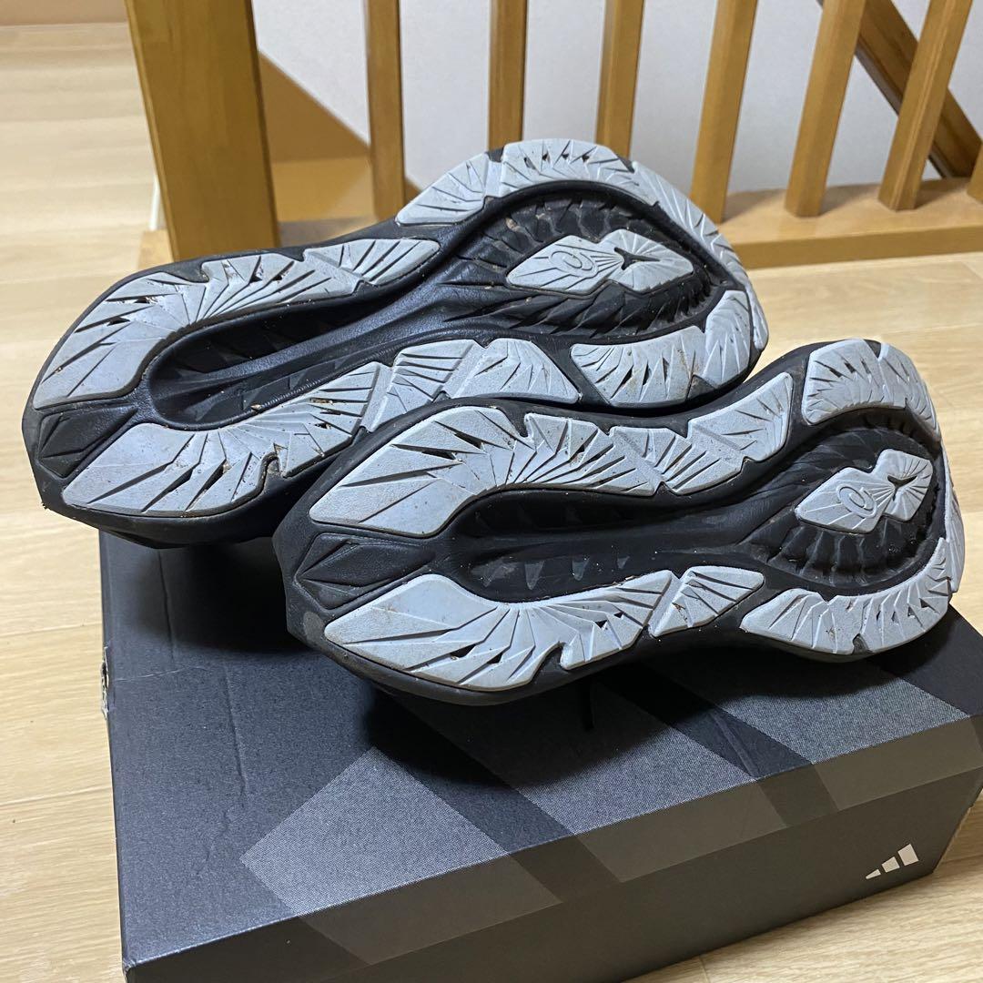 ASICS NOVABLAST 4 WIDE （Men's） BLACK/GRAPHITE GREY