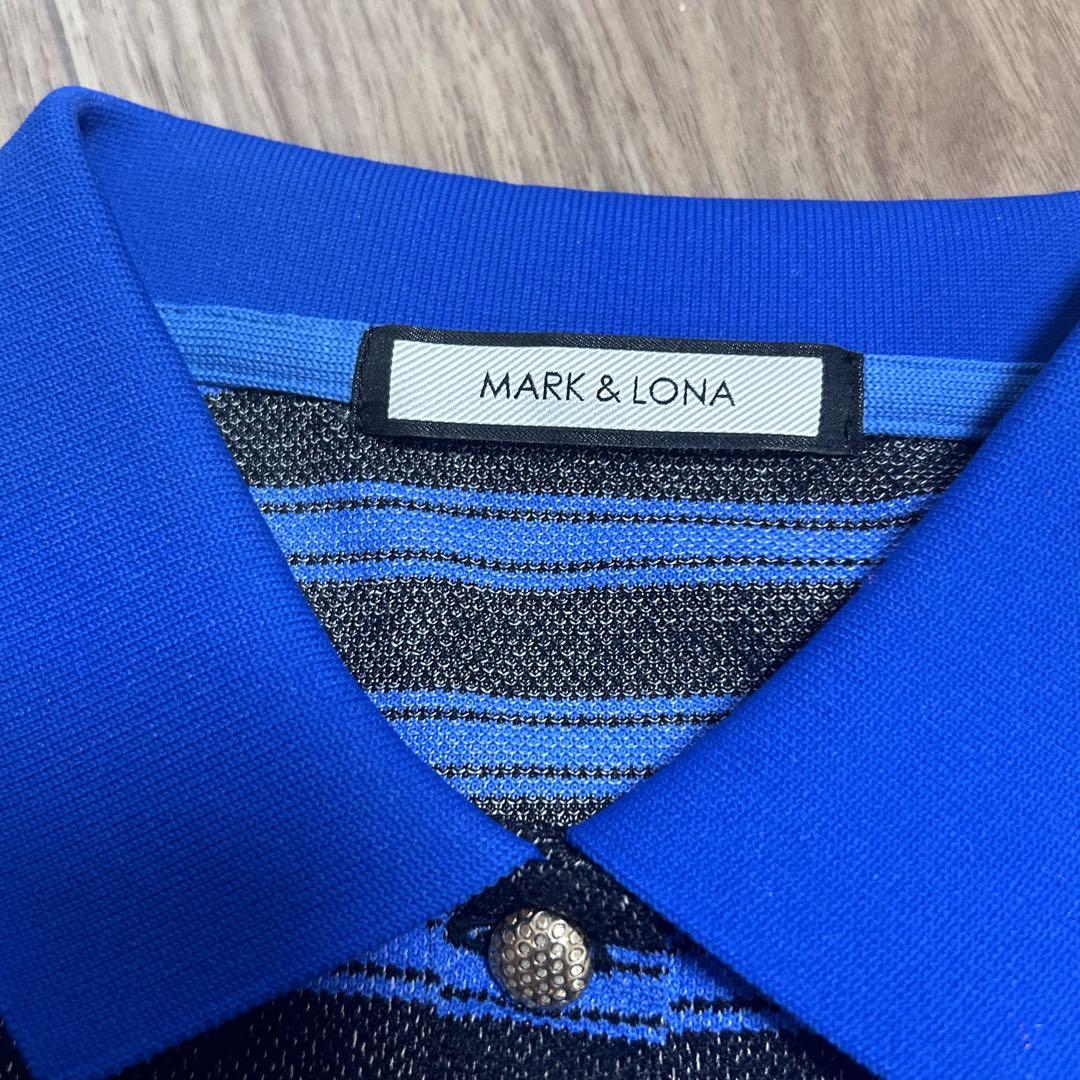 新品 MARK&LONA マークアンドロナ ゴルフウェア ポロシャツ ボーダー