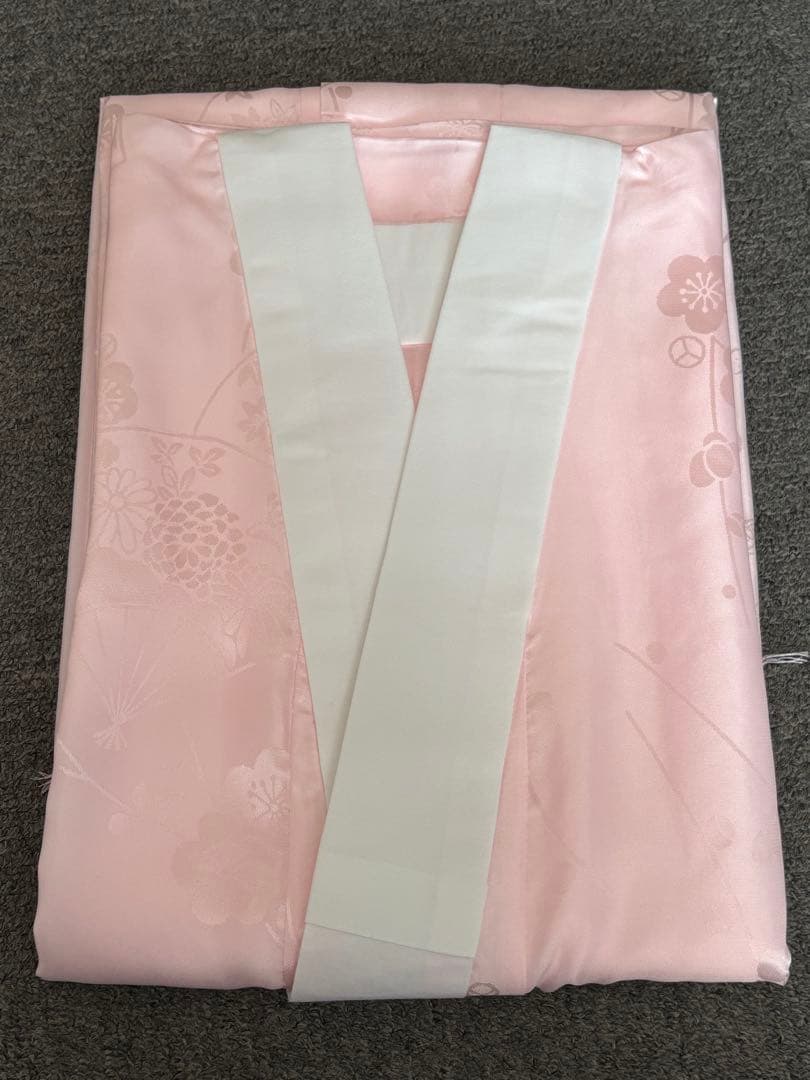新品】振袖用 仕立て上がり長襦袢 半衿付 ピンク L 袖丈108cm✖︎8枚