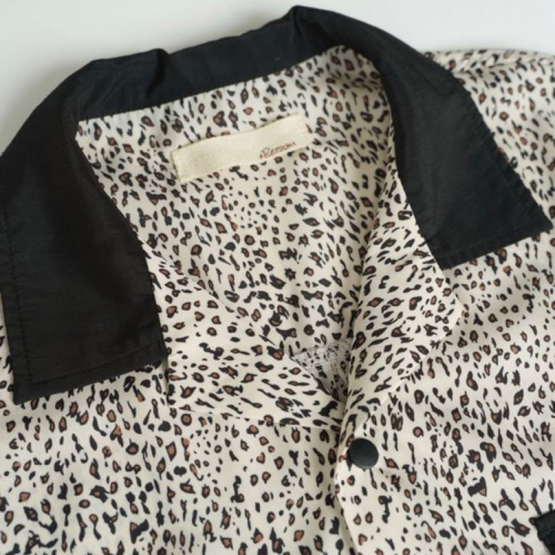 【新品】リルーム シャツ レオパード レーヨンシャツ メンズ