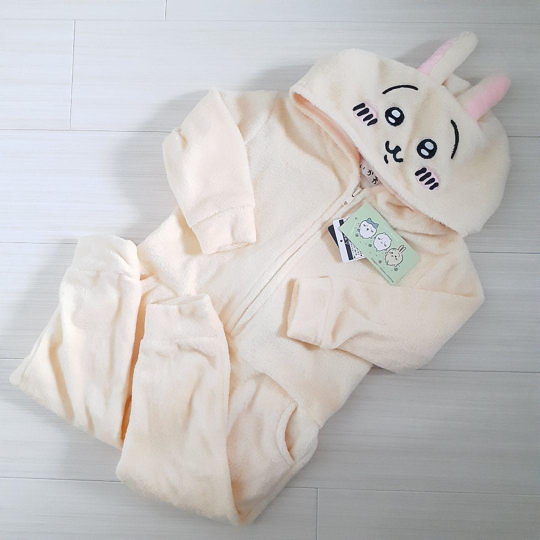 ちいかわ うさぎ KIDS ふわもこロングコンビネゾン 100cm パジャマ