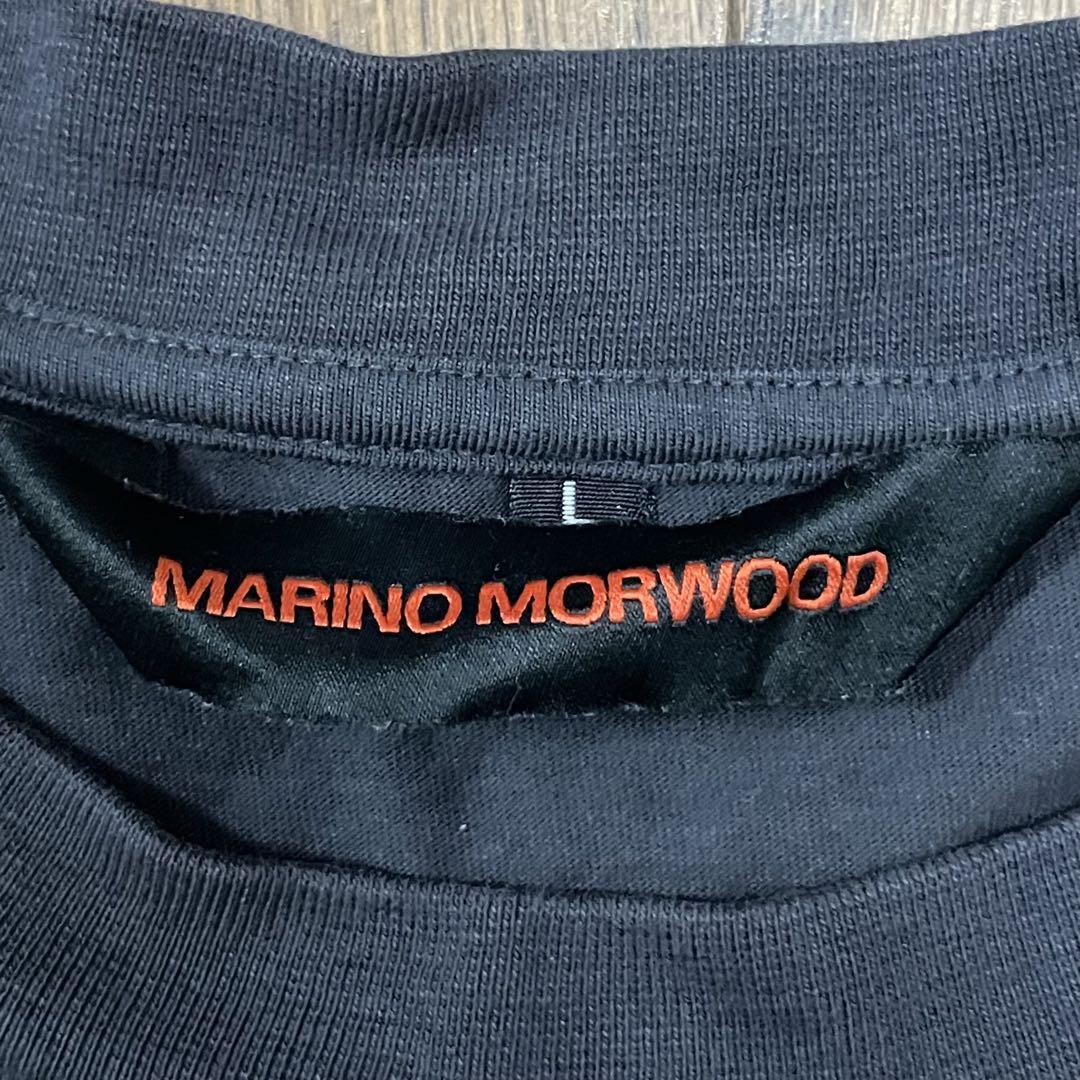 極美品 MARINO MORWOOD イーロンマスク ビッグプリントTシャツ L 極美品 MARINO MORWOOD イーロンマスク ビッグプリントTシャツ L