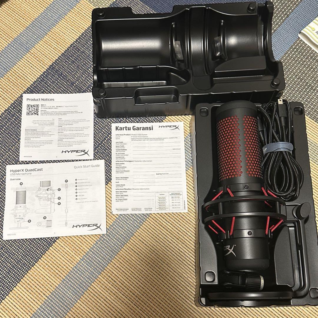 HyperX QuadCast ハイパーエックス クワッドキャスト1年保証あり