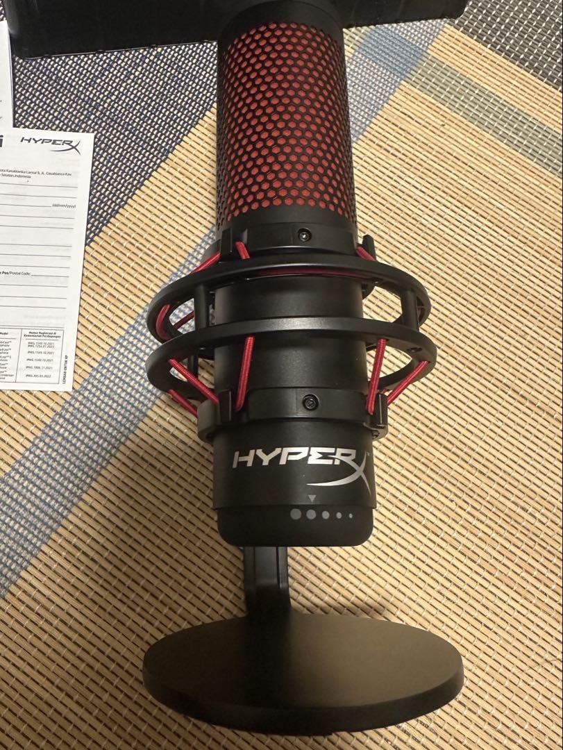 HyperX QuadCast ハイパーエックス クワッドキャスト1年保証あり