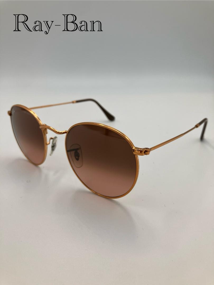 Ray-Ban RB3447 ROUNDL ゴールド系 サングラス