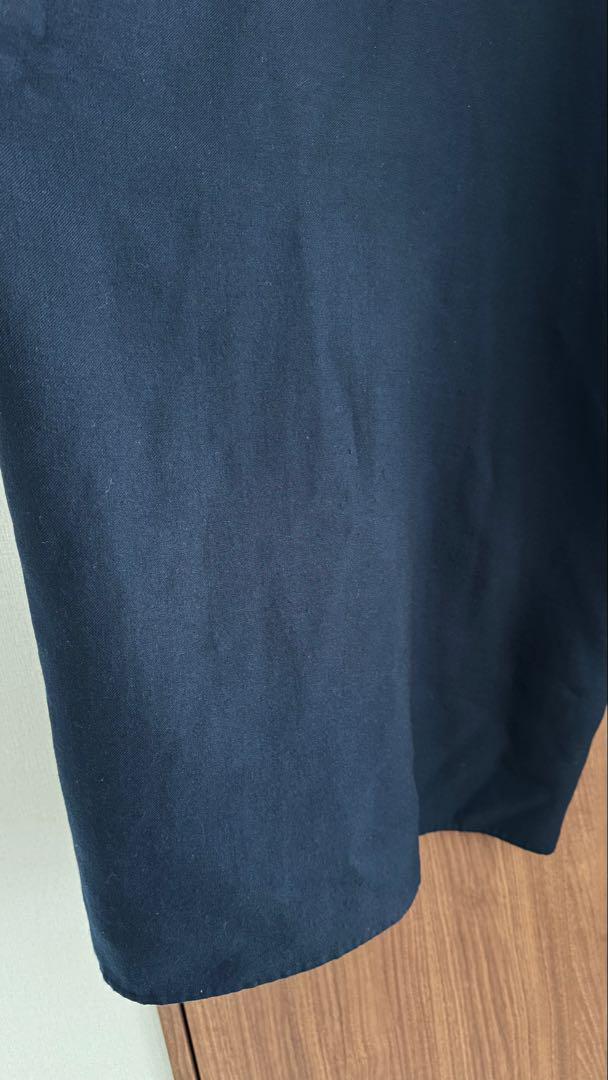 Uniqlo U ネイビー ダブルフェイス チェスターコート Lサイズ
