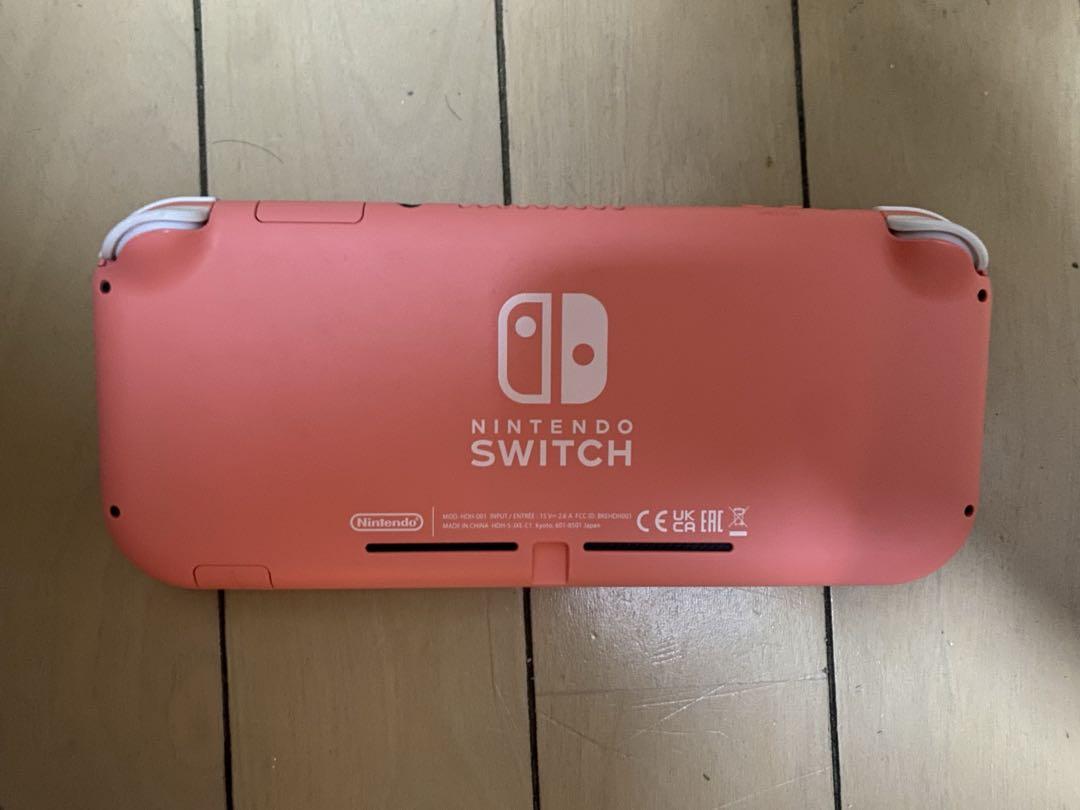 美品　任天堂switch lite コーラル