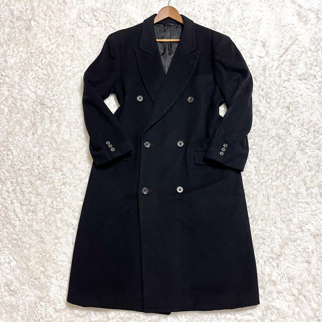 ✨美品✨ARBINO UOMO カシミヤ混 ダブルチェスターコート ロングコート