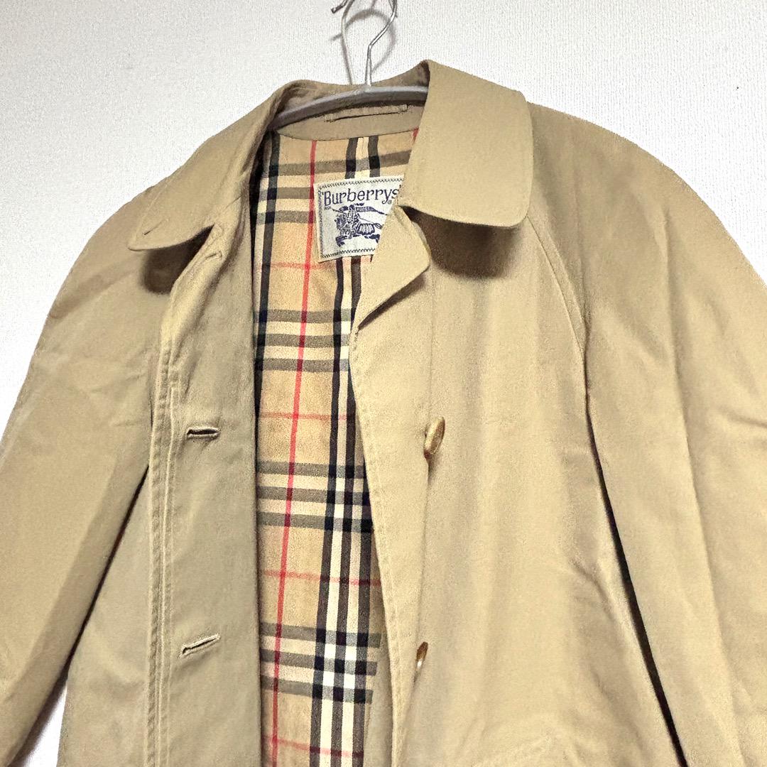 安い Burberrys バーバリーズ】ステンカラーコート 7AB2 ノバチェック ジャケット・アウター
