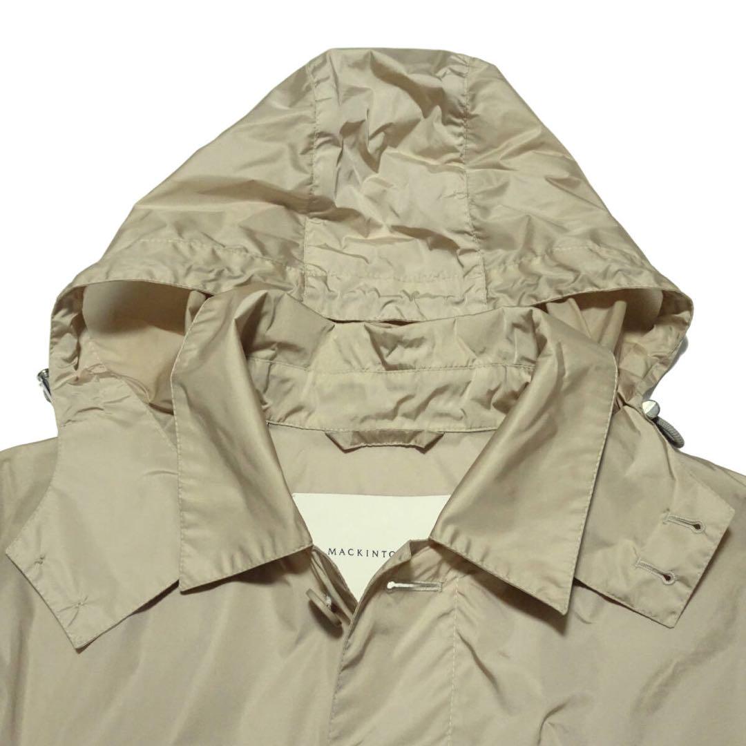 MACKINTOSH ナイロンフーデッドステンカラーコート【38(L)】9.8万