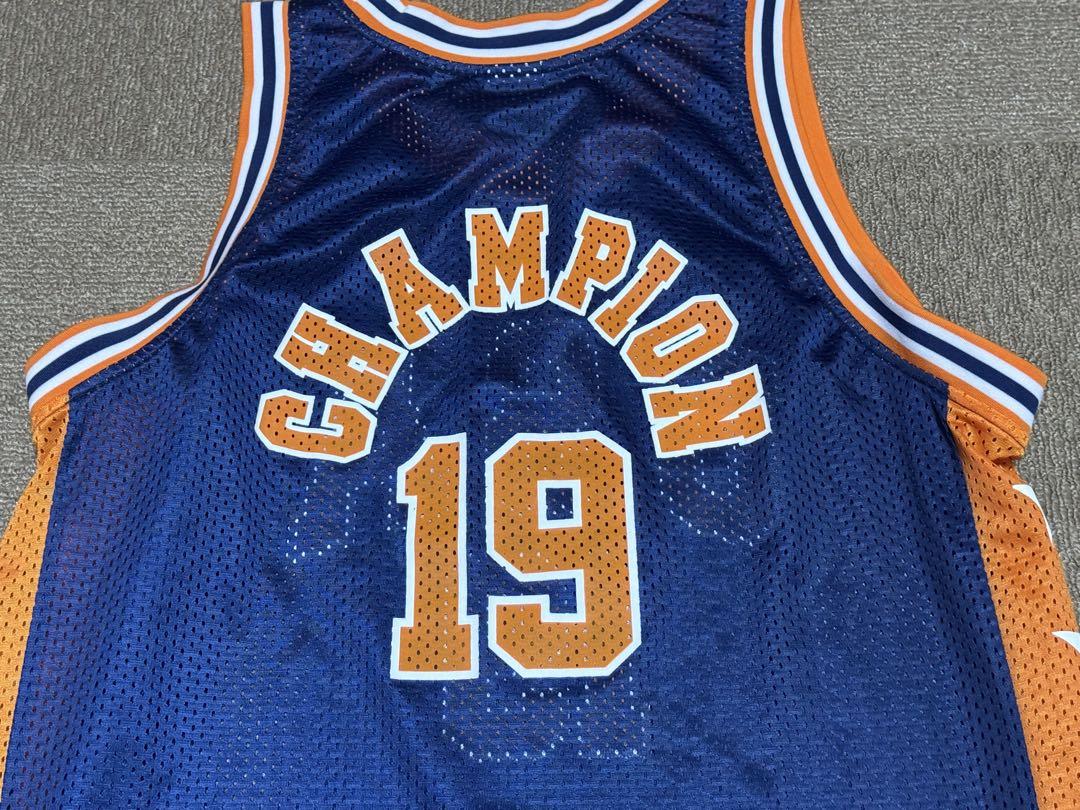 Champion USA 19 タンクトップ L ネイビー/オレンジ