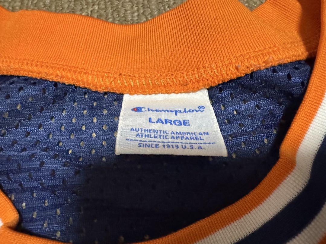 Champion USA 19 タンクトップ L ネイビー/オレンジ