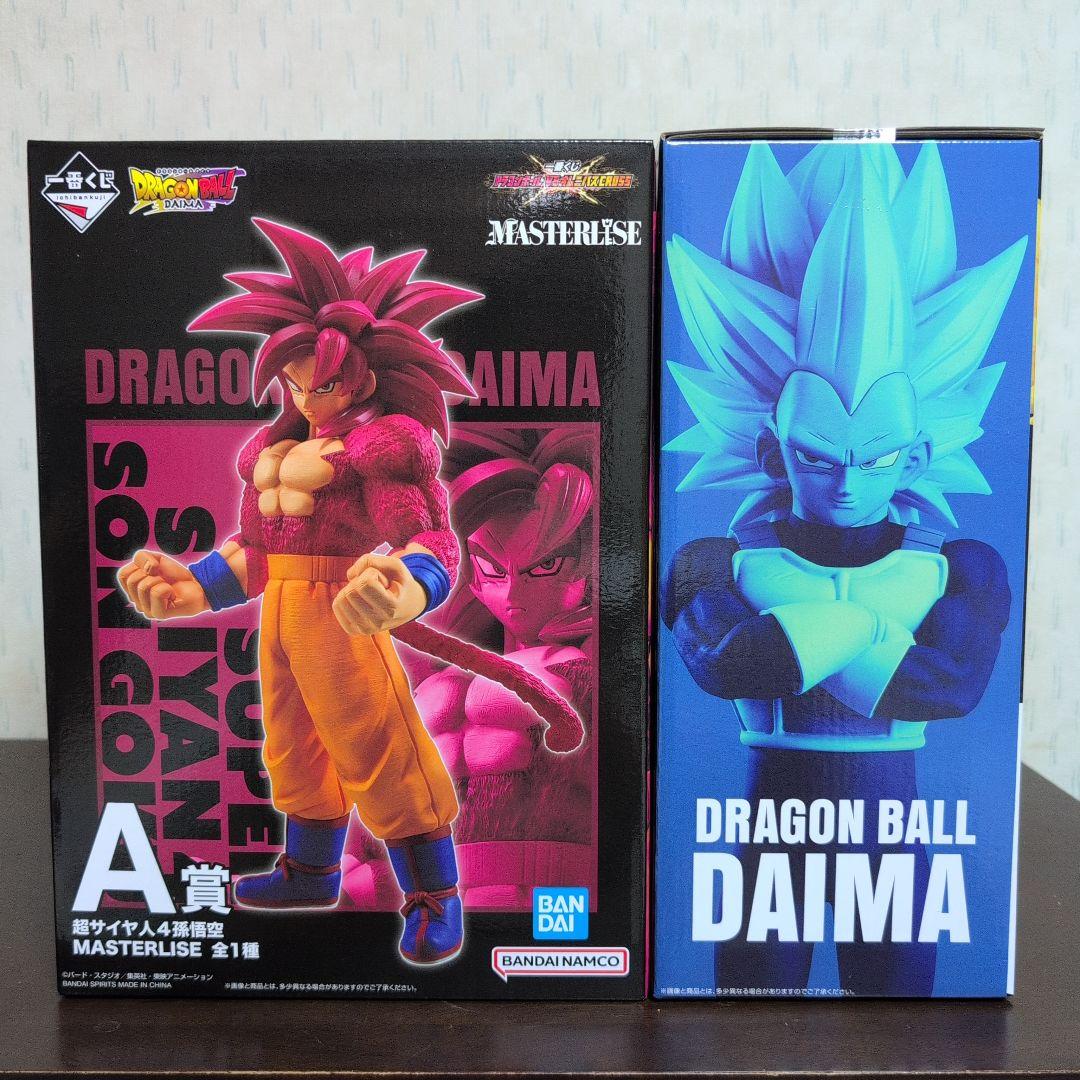 一番くじ　ドラゴンボール　フィギュア　A　超サイヤ人孫悟空　B　ベジータ　おまけ