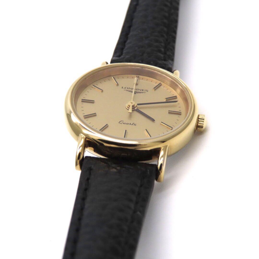 ☆極美品 LONGINES ロンジン 時計 ラウンド ゴールドカラー レディース 画像6