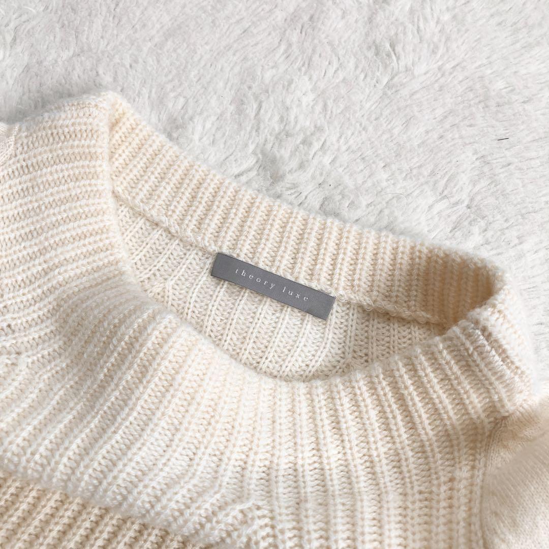 美品✨セオリーリュクス　リブニット　セーター　カシミヤ100%   M相当