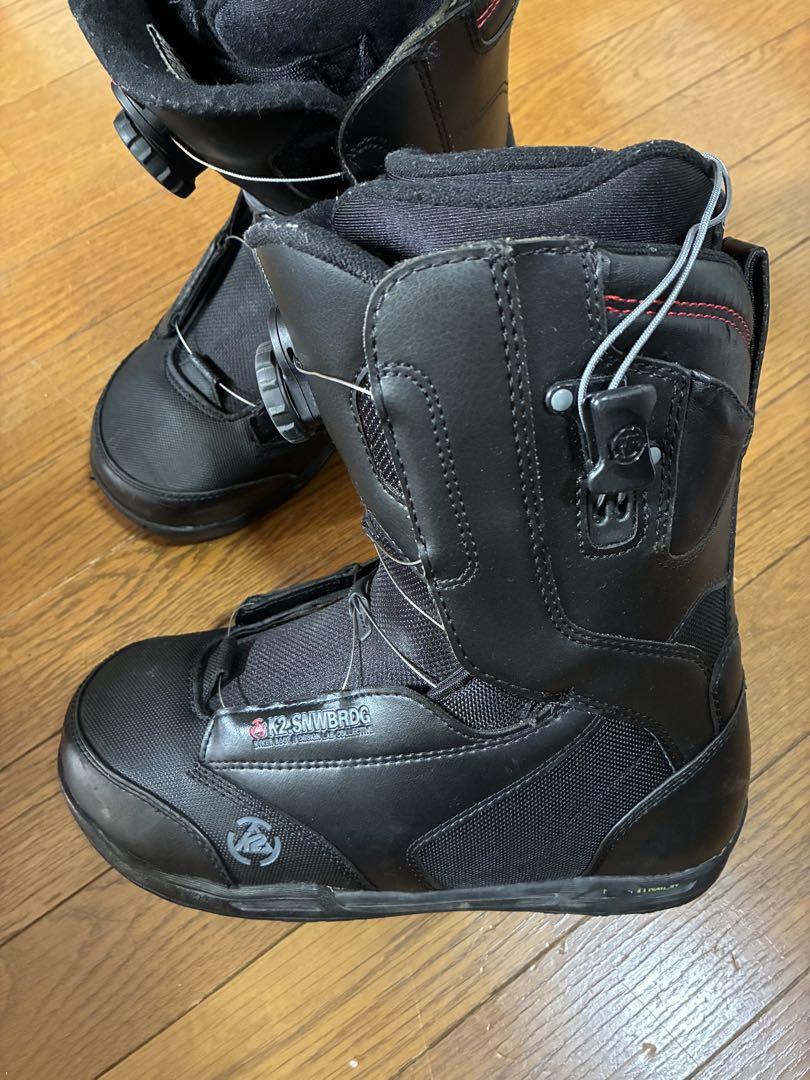 K2 RYKER ブラック スノーボードブーツ BOA 33cm K2 Ryker Snowboard Boot