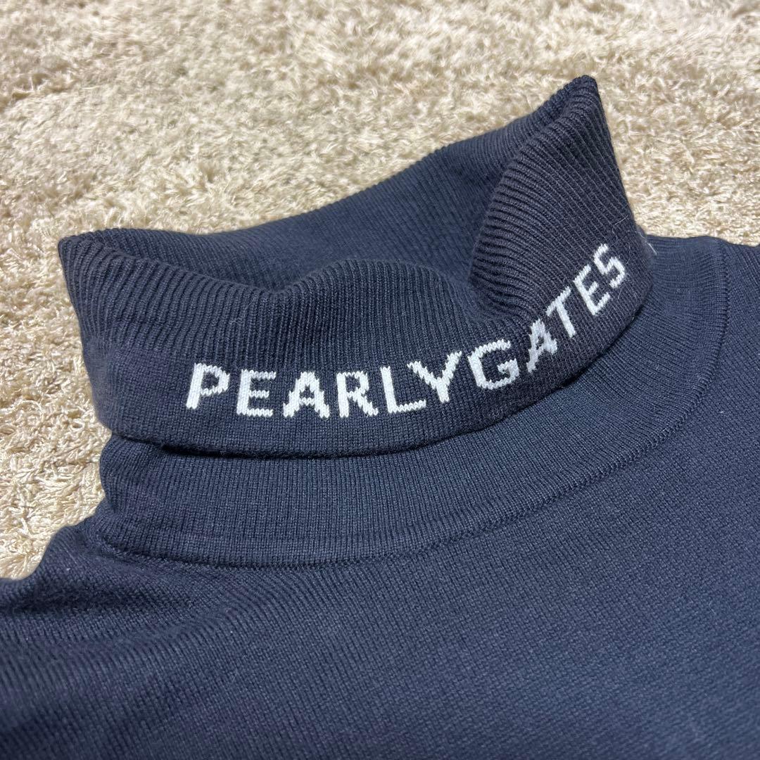 PEARLY GATES ネイビー ハイネックセーター - メルカリ PEARLY GATES ネイビー ハイネックセーター - メルカリ
