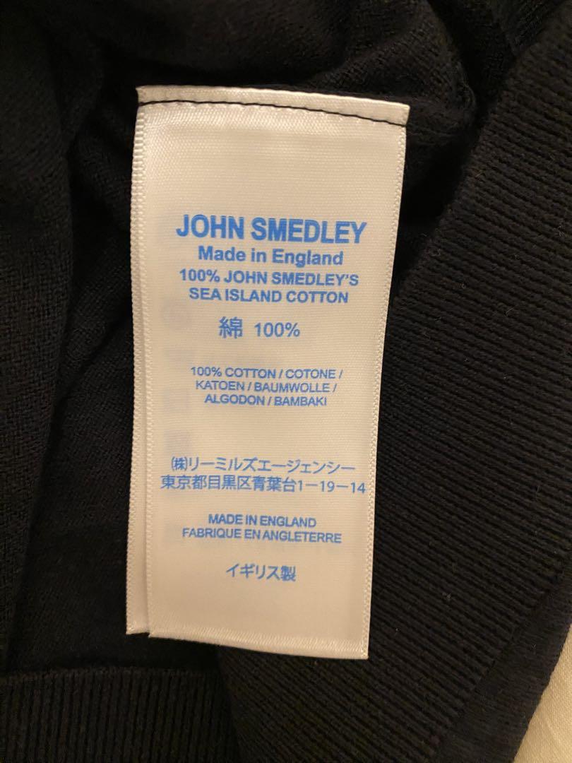 JOHN SMEDLEY / コットン モックネックニット S 未使用