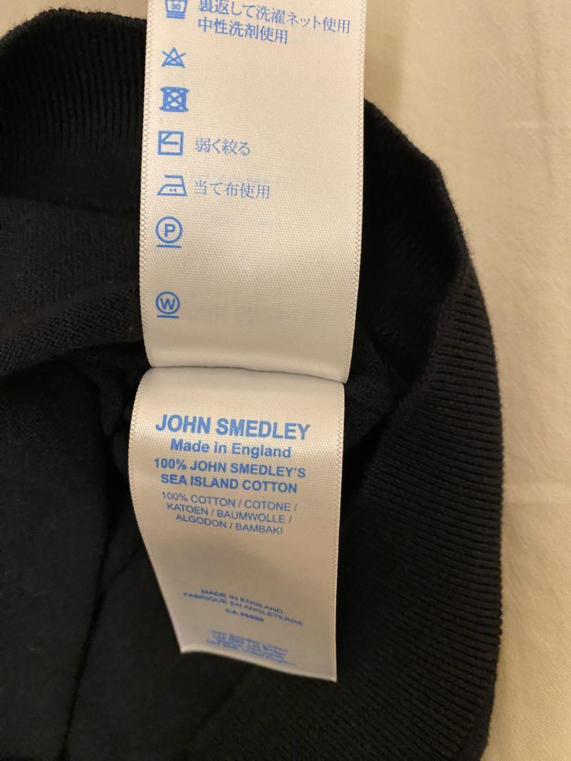 JOHN SMEDLEY / コットン モックネックニット S 未使用