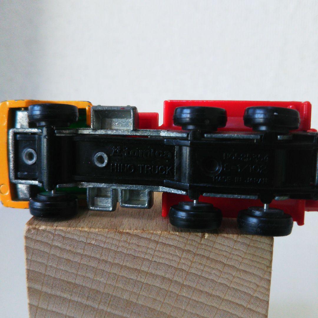 【絶版】日本製 トミカ黒箱 日野トラックミキサーカー 当時物