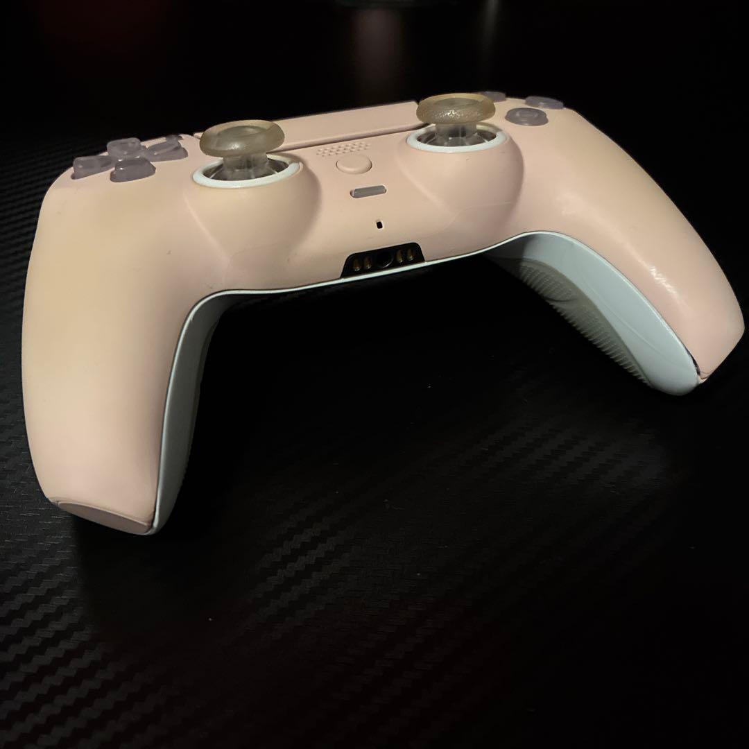 PS5 コントローラー DualSense デュアルセンス カスタム品 LED付目立った傷や汚れなし UP786_INFO