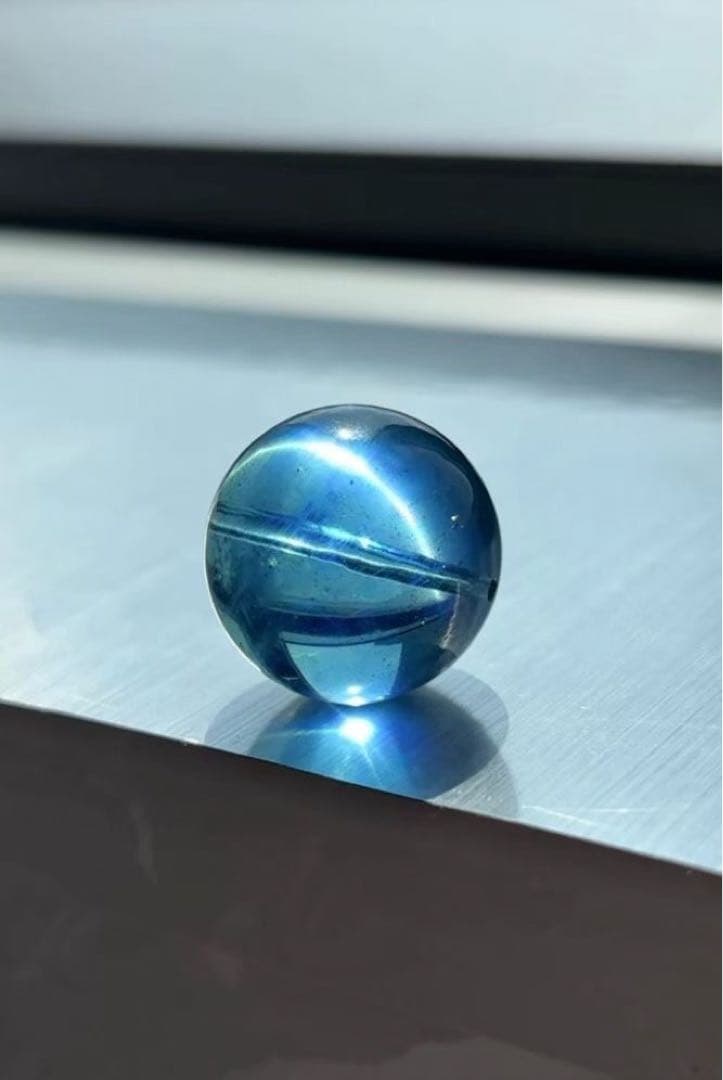 ⭐︎【天然】アクアマリン 丸玉 18.5mm 8.9g