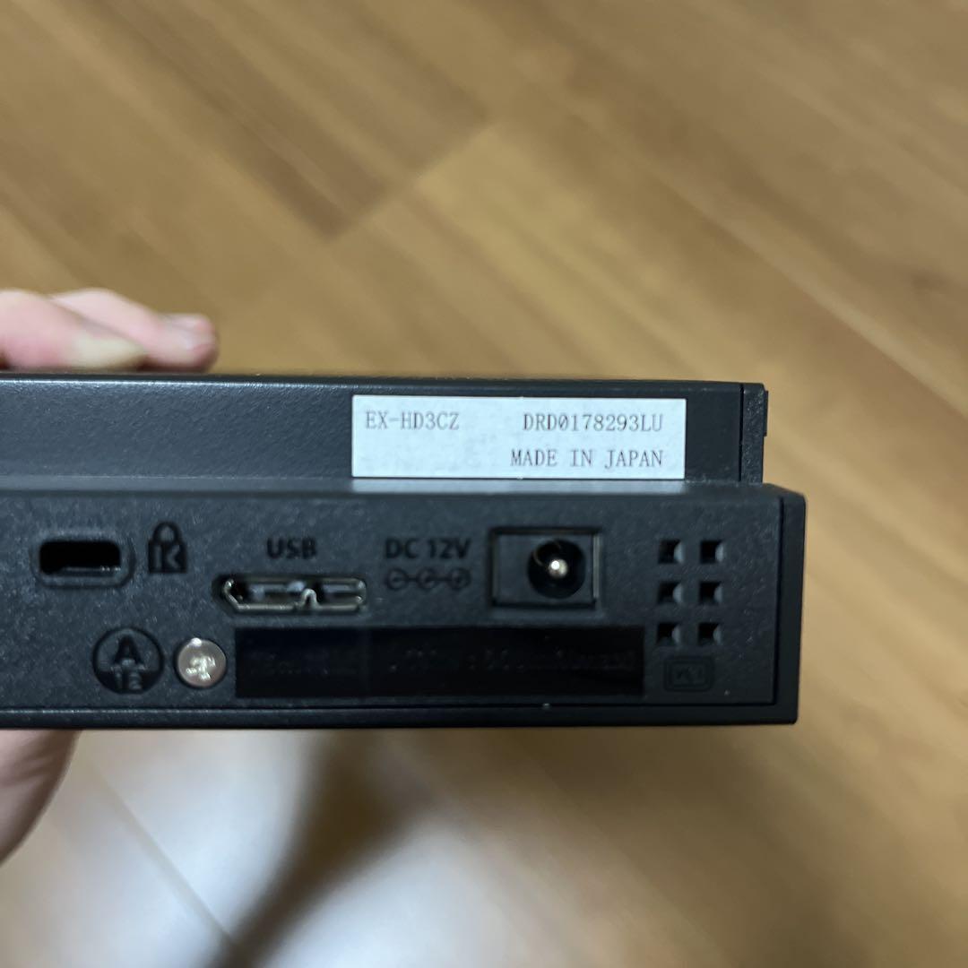 I-O DATA EX-HD3CZ 外付けハードディスク
