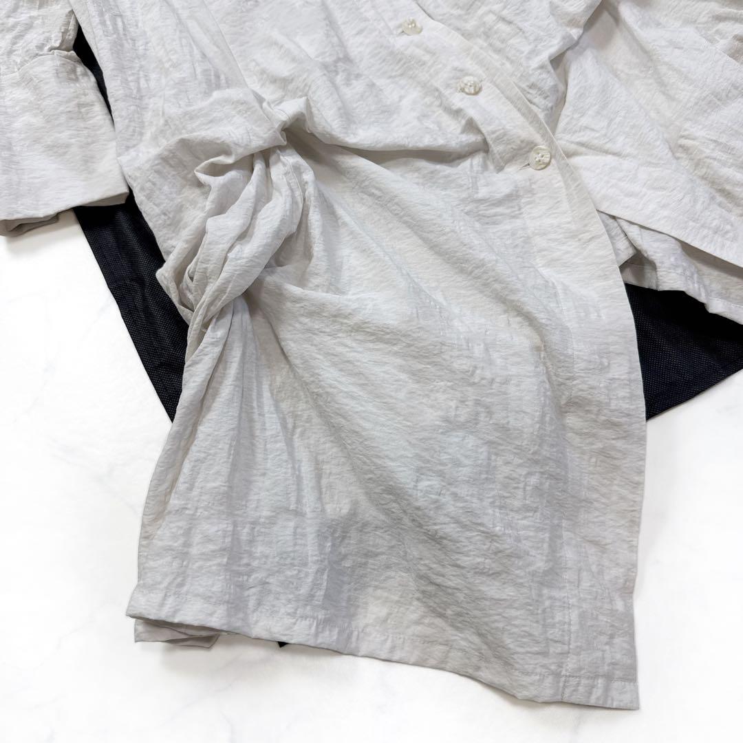 慈雨 センソユニコ 変形 ロングシャツ チュニック 羽織り