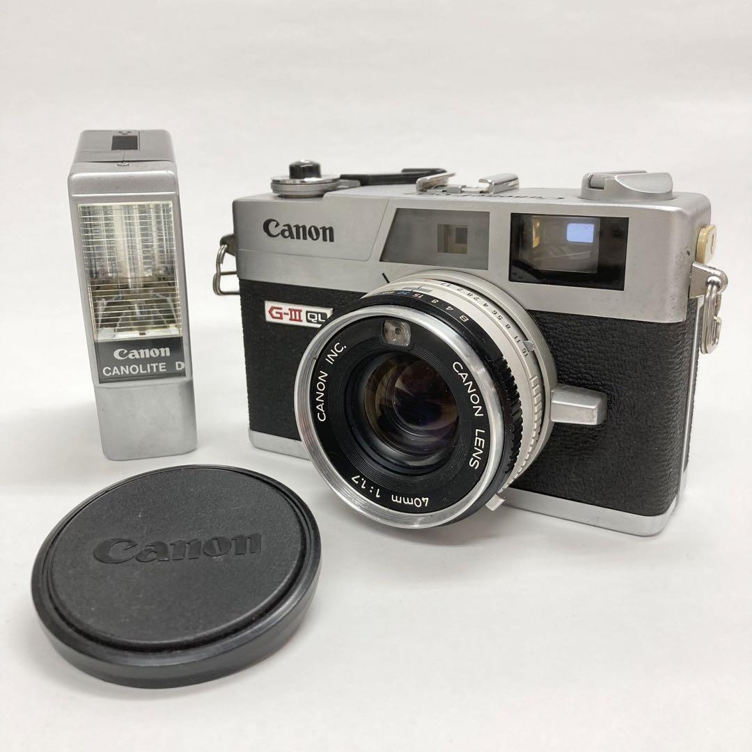 Canon Canonet QL17 コンパクトフィルムカメラ ジャンク ジャンク Canon フィルムカメラ Canonet QL17 - メルカリ
