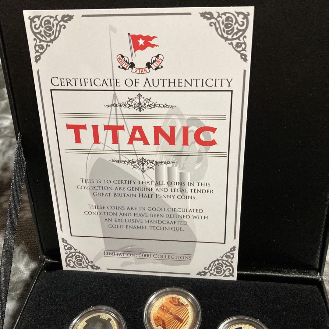 Titanic カラーリングコインセット Titanic カラーリングコインセット