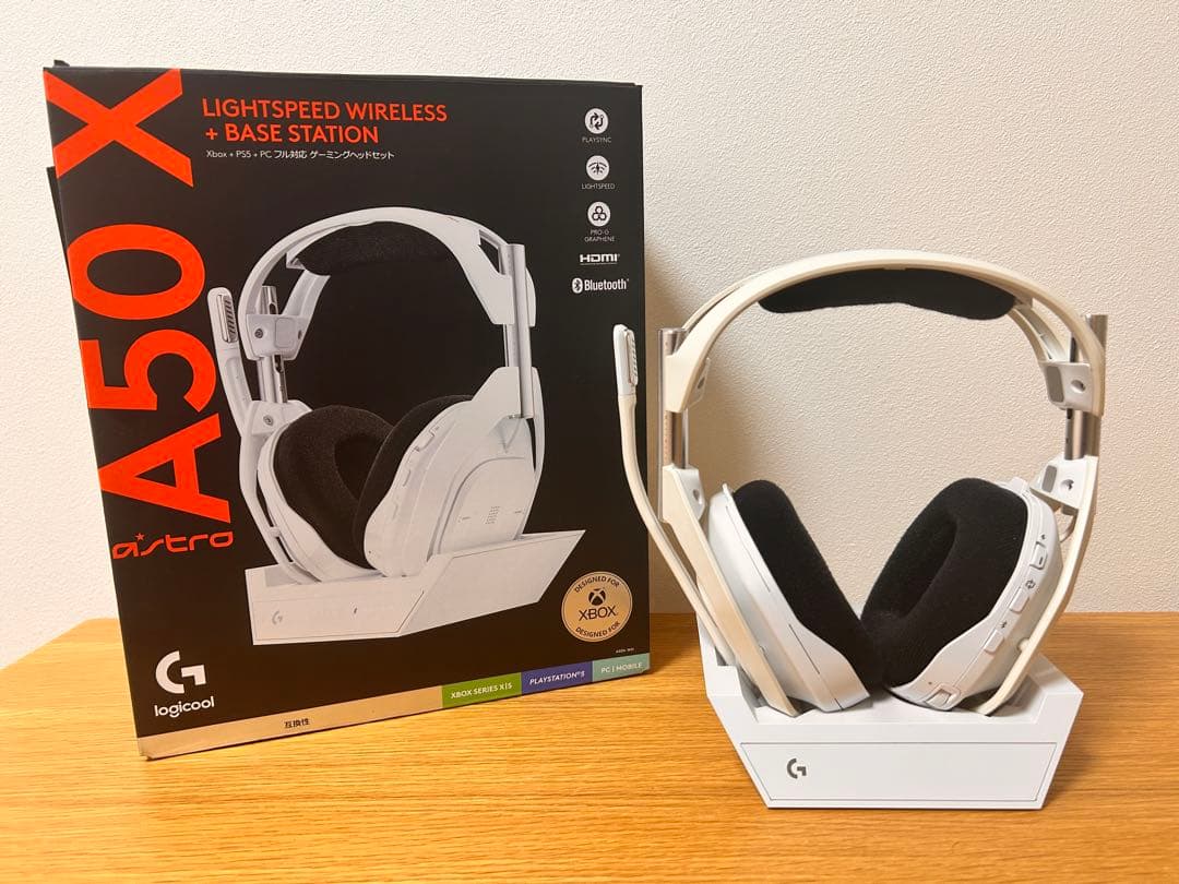 logicool A50X ベースステーションエラー 修理用【ジャンク】ヘッドホン